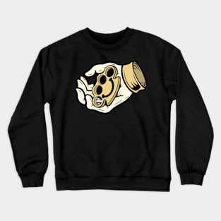 Smile and Hand, Handball Crewneck Sweatshirt